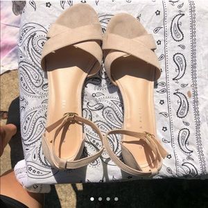 kelly and katie nude strappy heeled sandals👼🏼